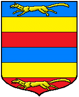 Variante du blason de la famille de La Porte aux Loups
